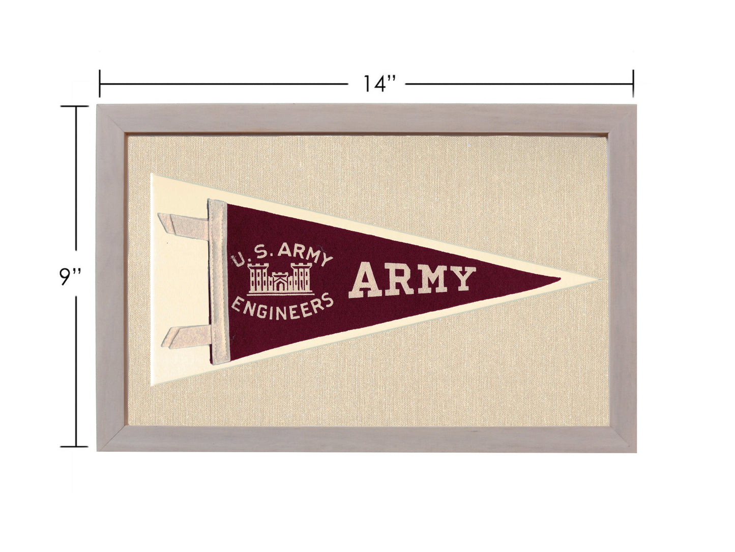 Vintage US Army Pennant