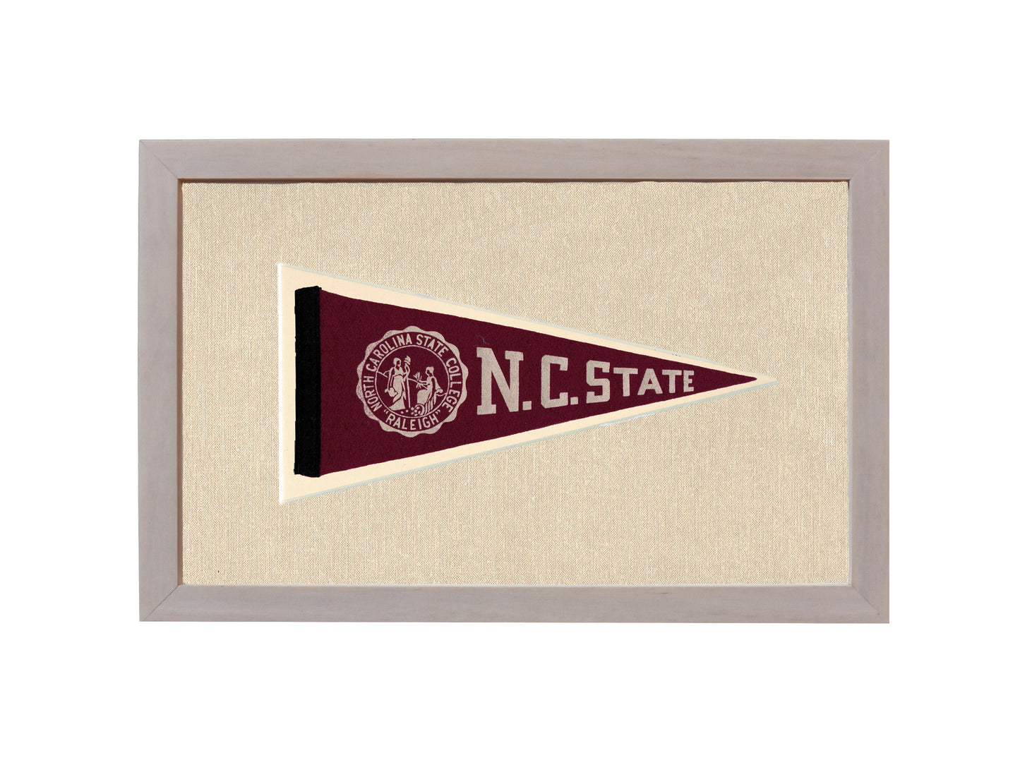 Vintage NC State College Pennant