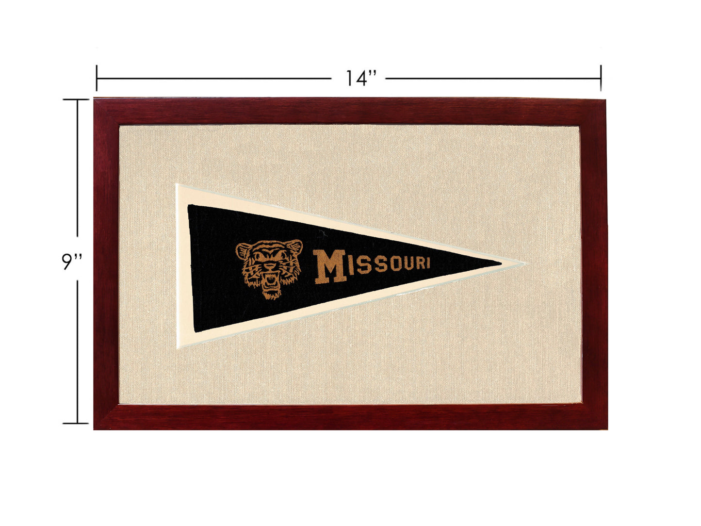 Vintage University of Missouri Pennant