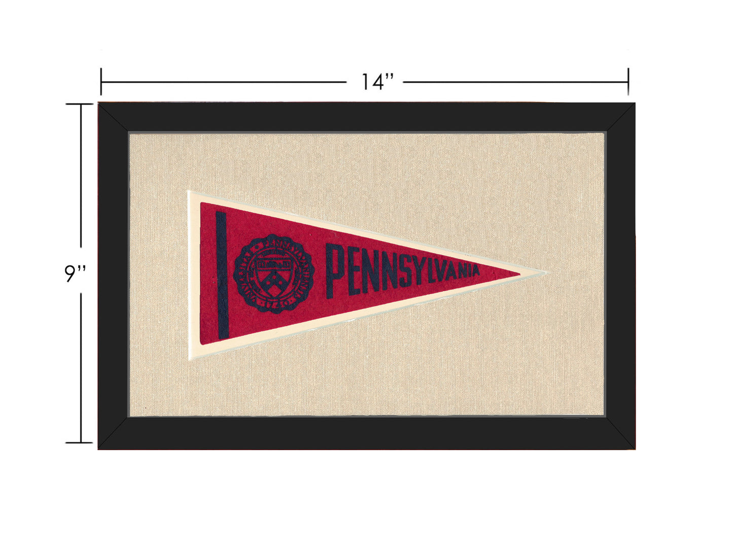 Vintage Pennsylvania Pennant