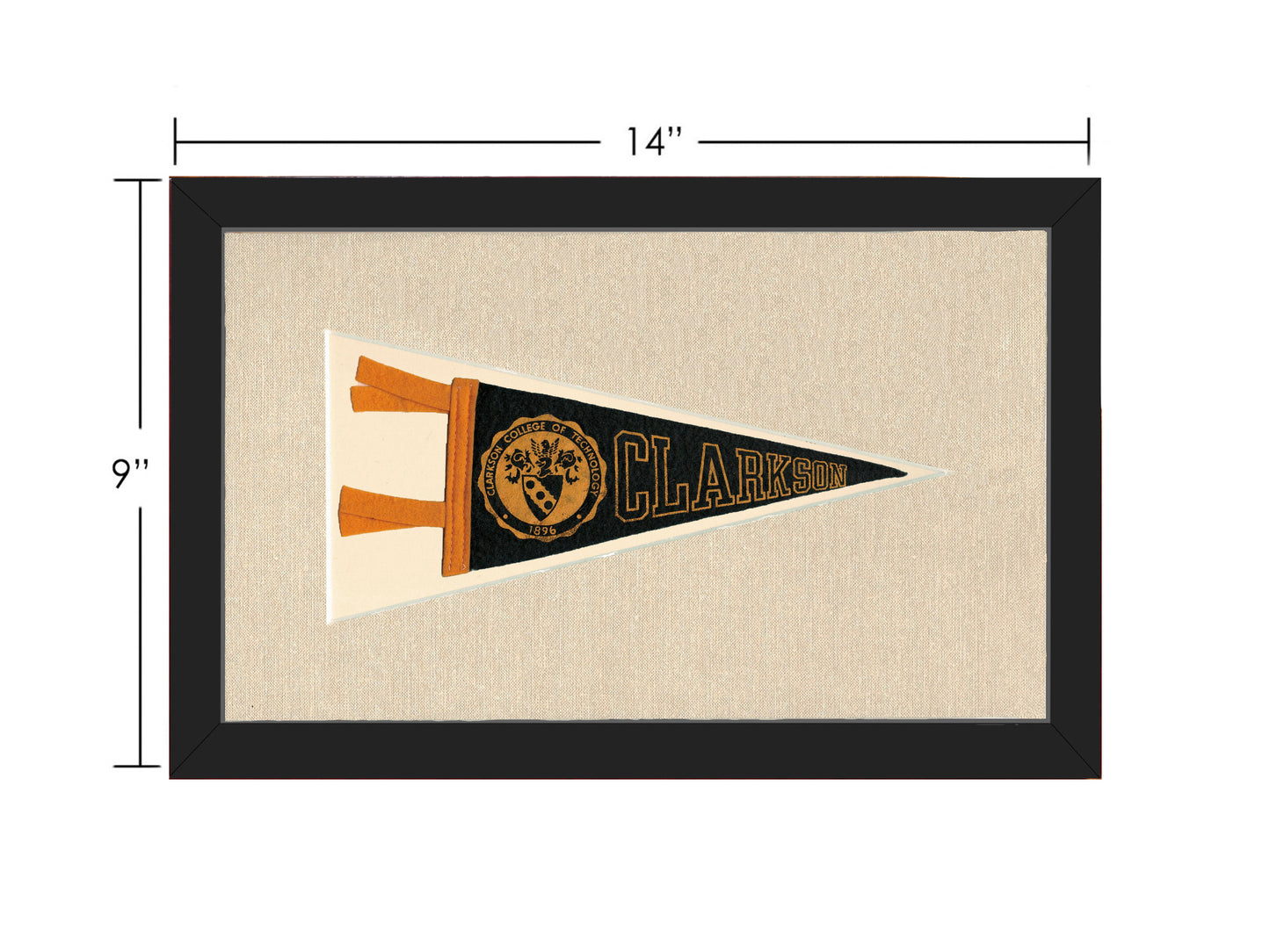 Vintage Clarkson College Pennant