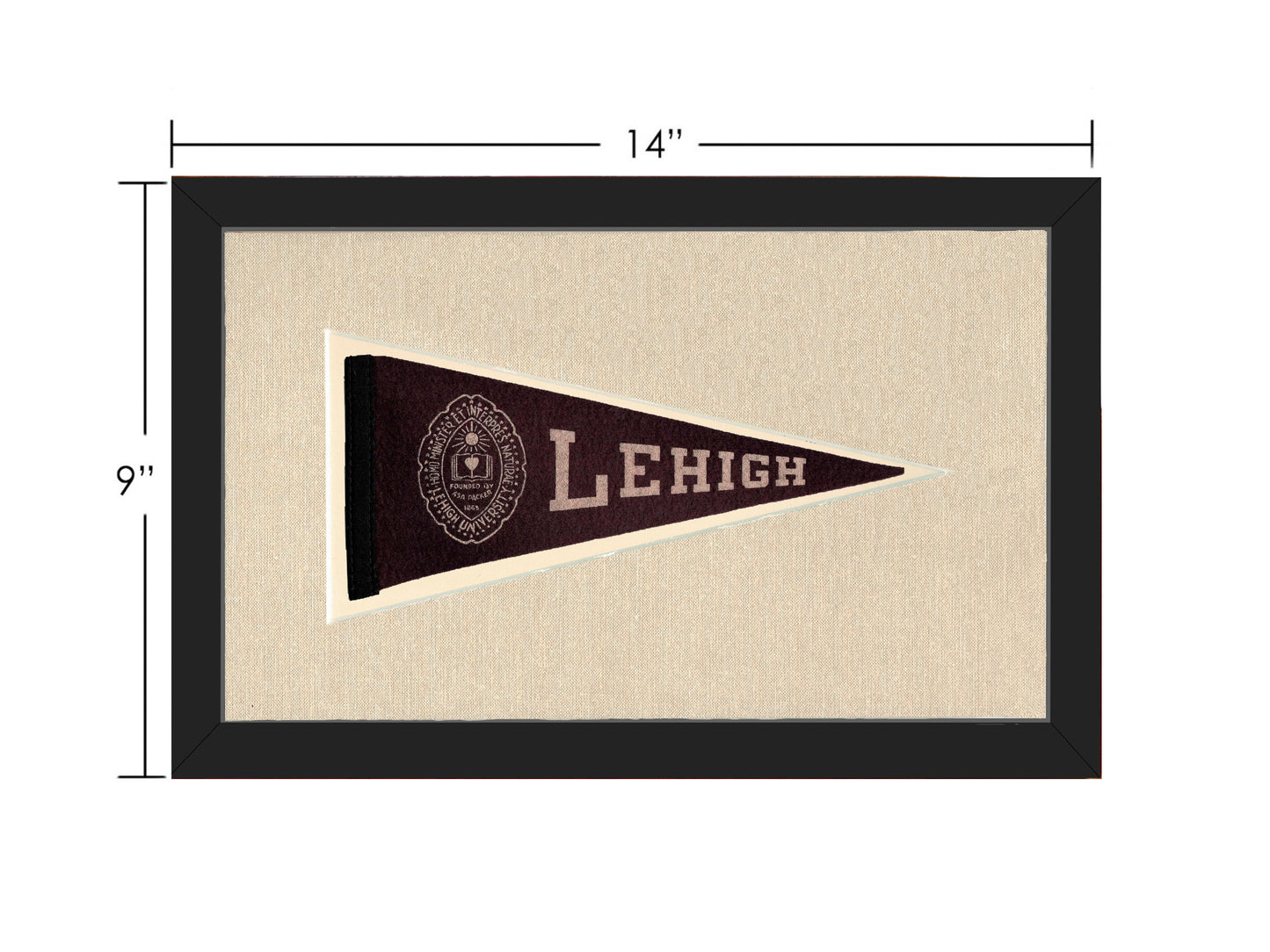 Vintage Lehigh Pennant