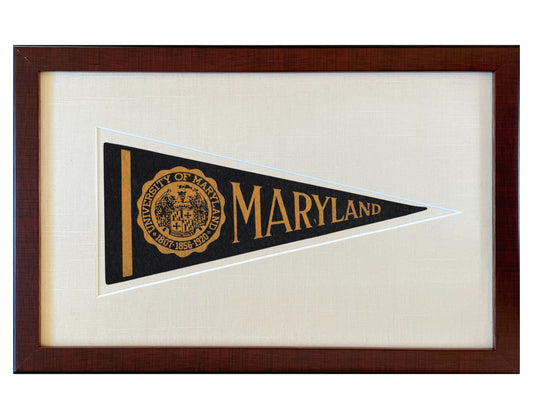 Vintage University of Maryland Pennant