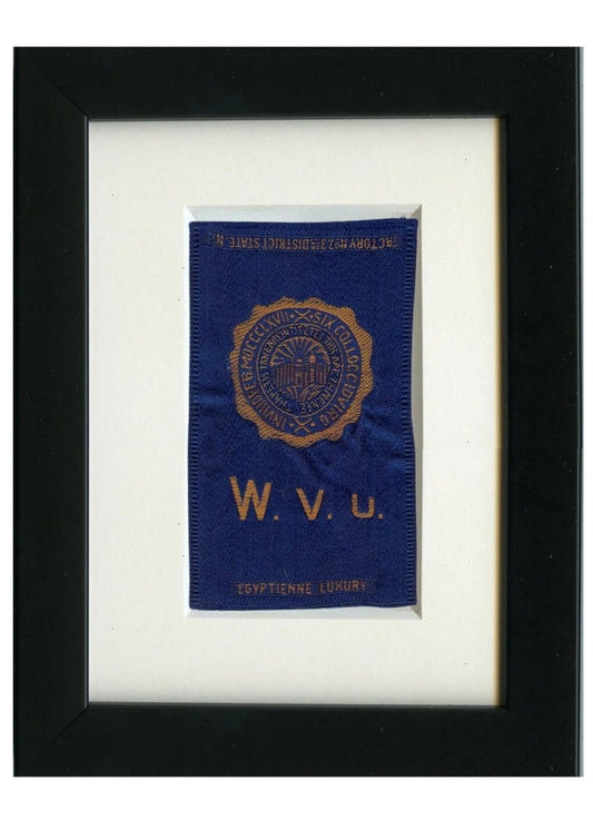 Vintage West Virginia University Tobacco Silk circa 1910