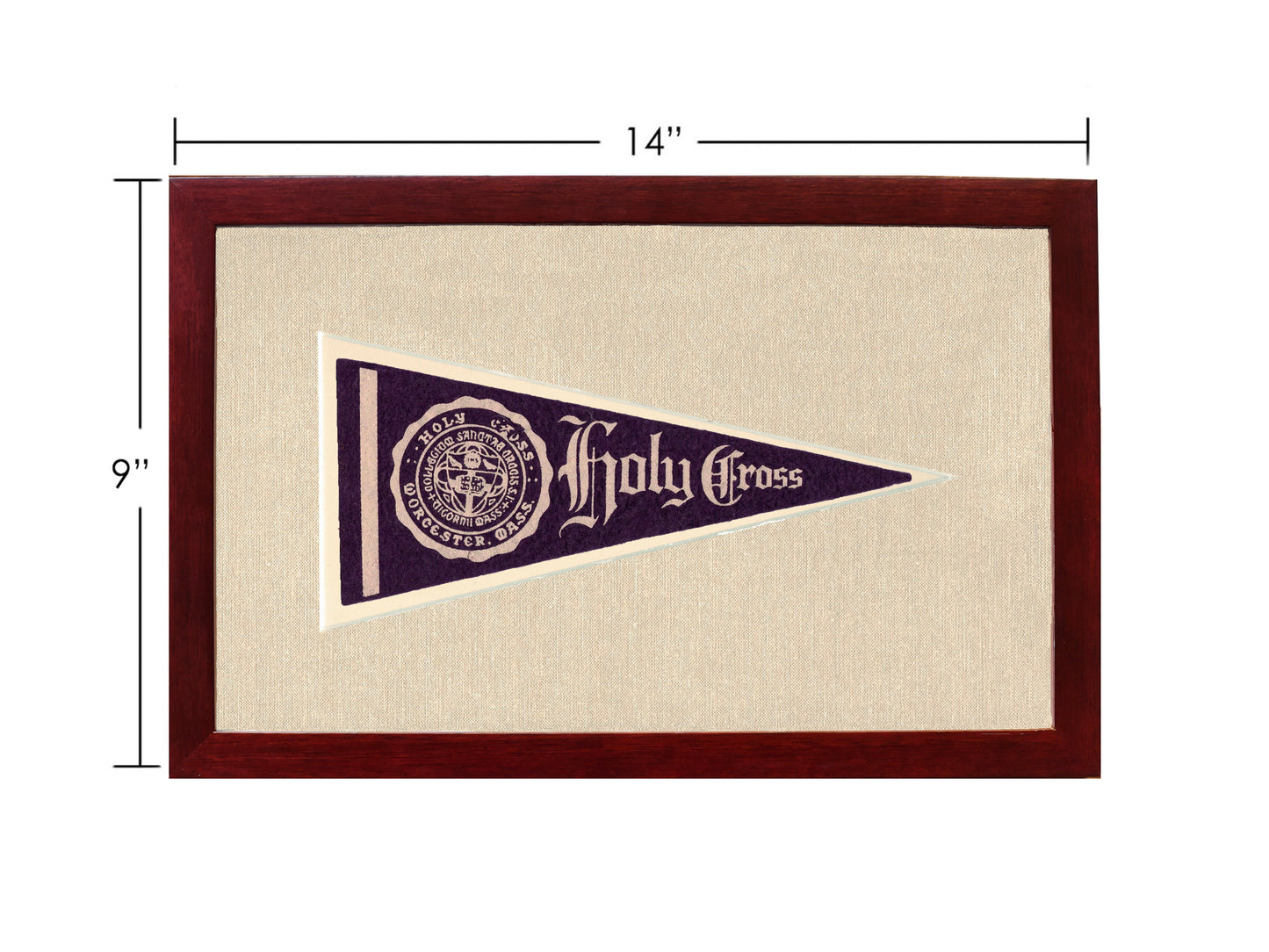 Vintage Holy Cross Pennant