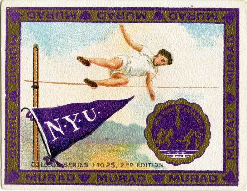 Vintage New York University (NYU) Tobacco Card circa 1900