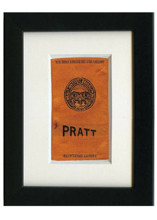 Vintage Pratt Institute Tobacco Silk circa 1910