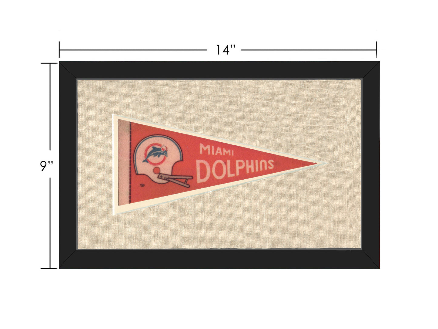 Vintage Miami Dolphins Pennant
