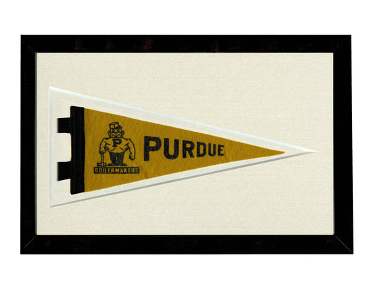 Vintage Purdue University pennant circa 1960