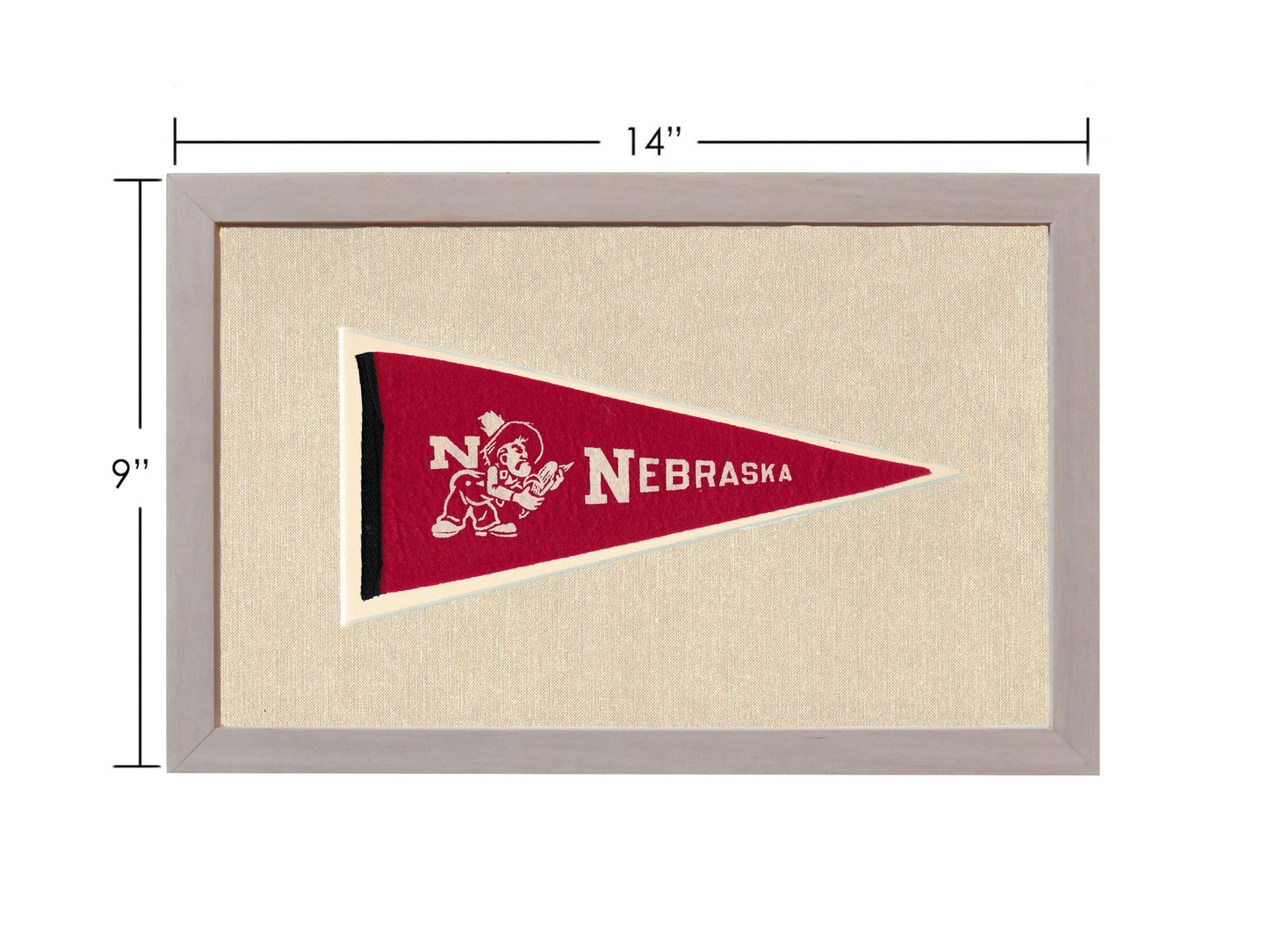 Vintage Nebraska Pennant