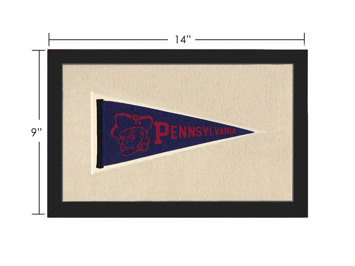Vintage Pennsylvania Pennant