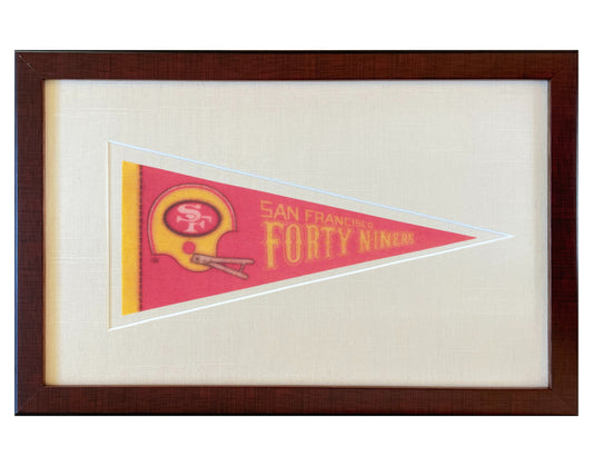 Vintage San Francisco 49ers NFL Pennant circa 1970s