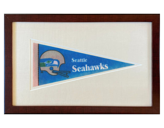 Vintage Seattle Seahawks NFL Pennant circa 1970s