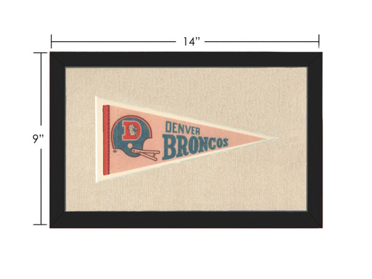 Vintage Denver Broncos Pennant