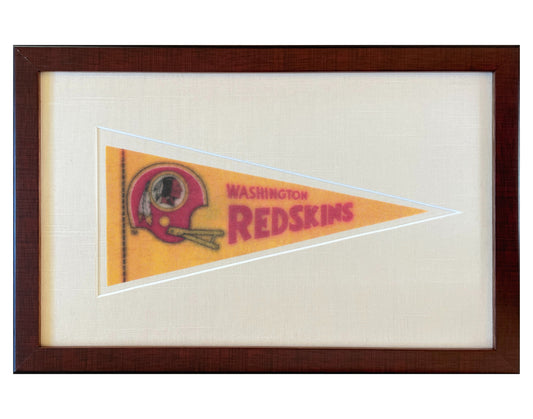 Vintage Washington Redskins NFL Pennant circa 1970s