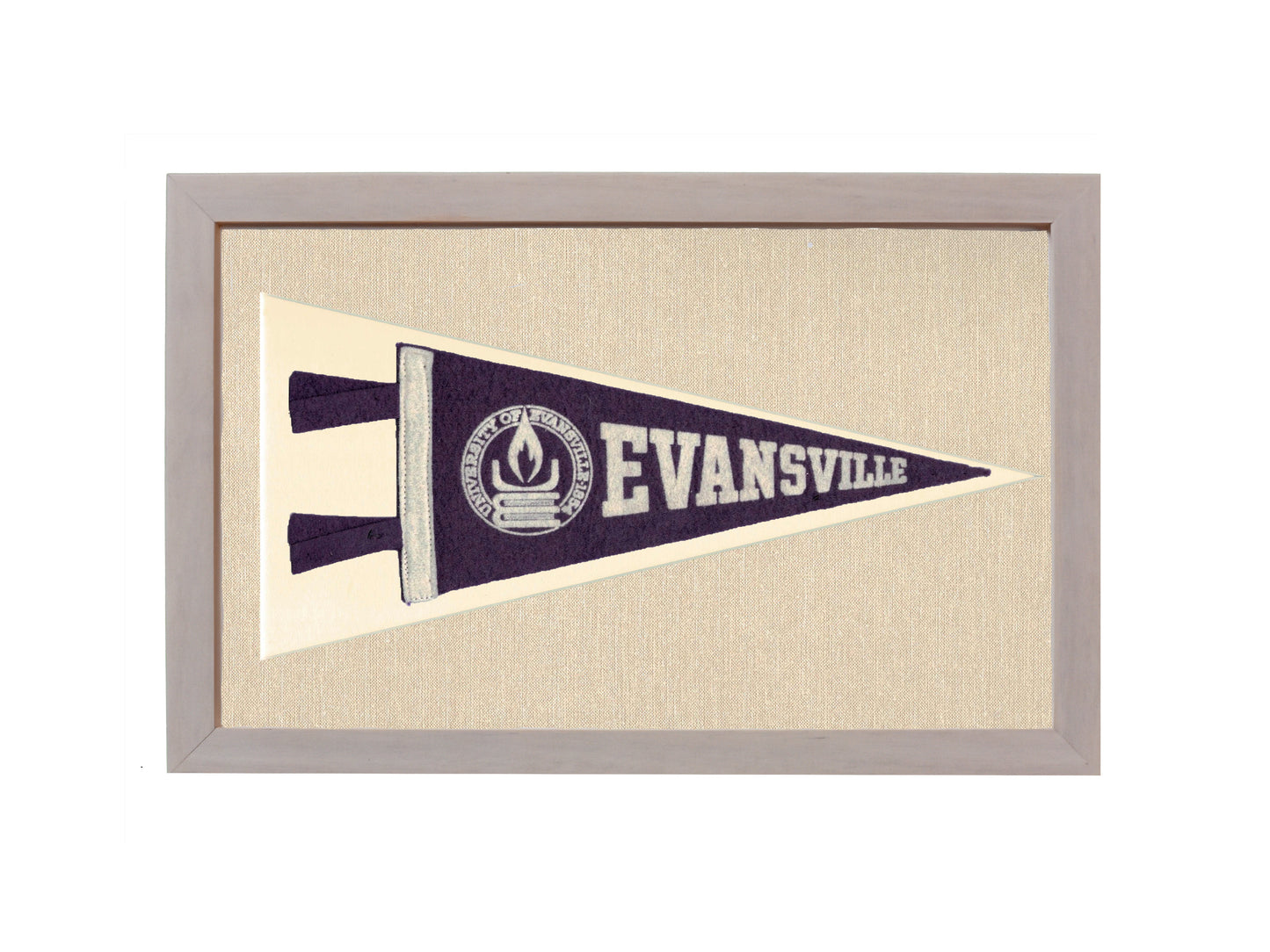 Vintage University of Evansville Pennant