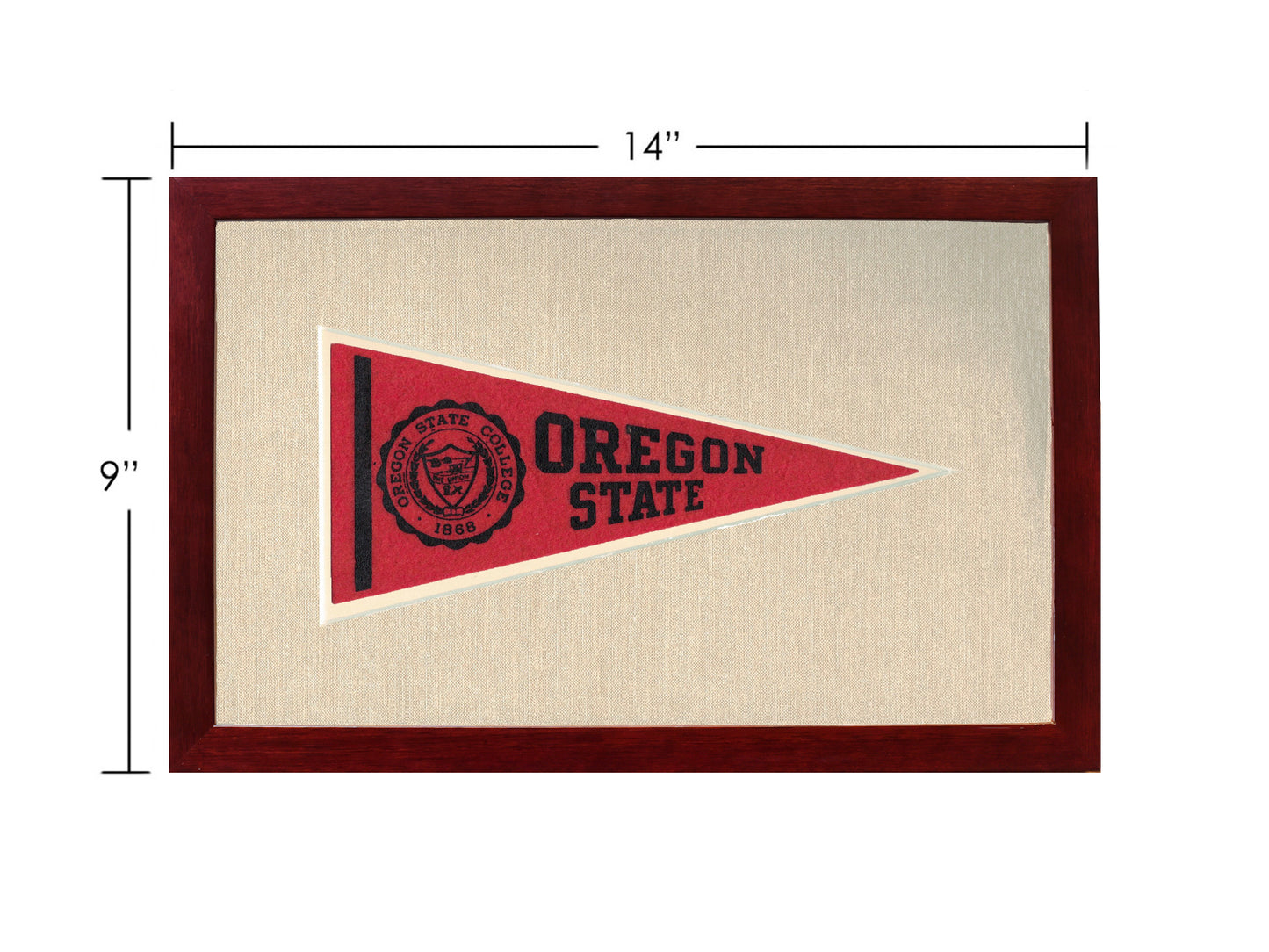 Vintage Oregon State Pennant