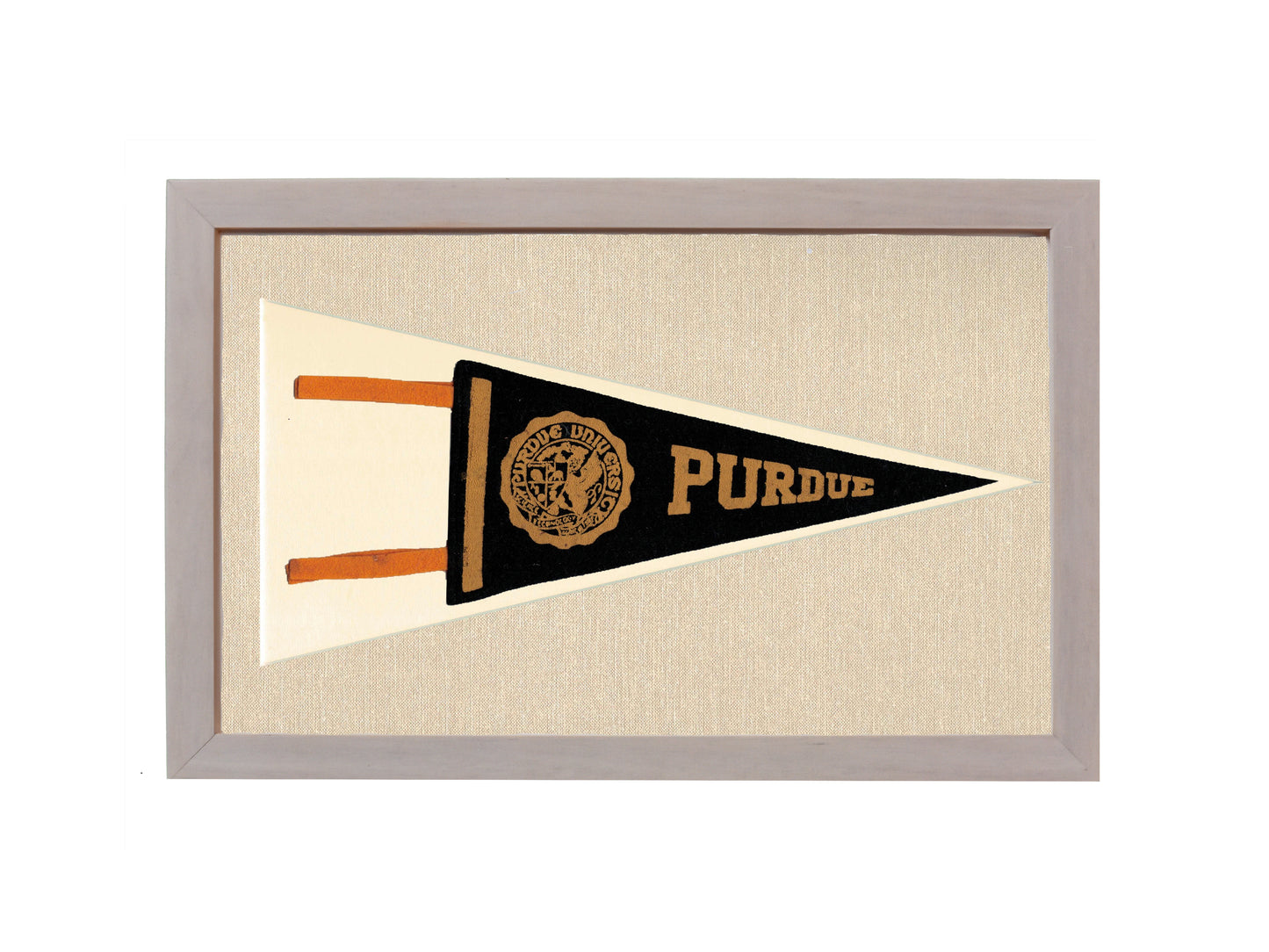 Vintage Purdue University Pennant