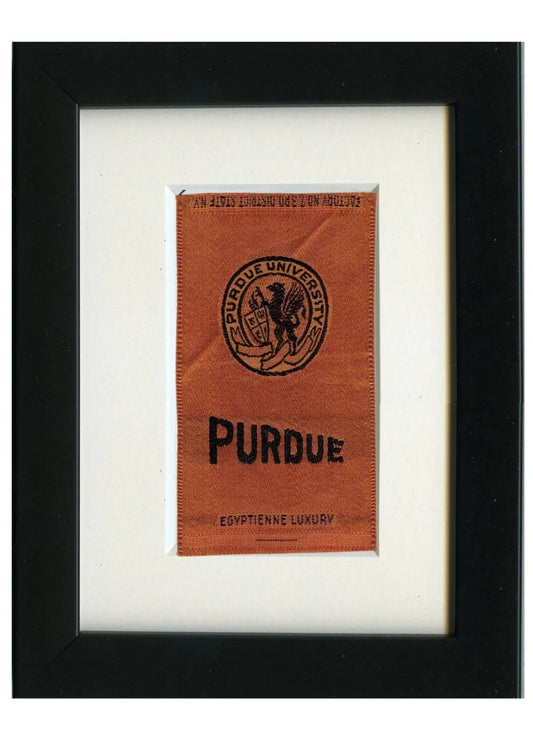 Vintage Purdue University Tobacco Silk circa 1910