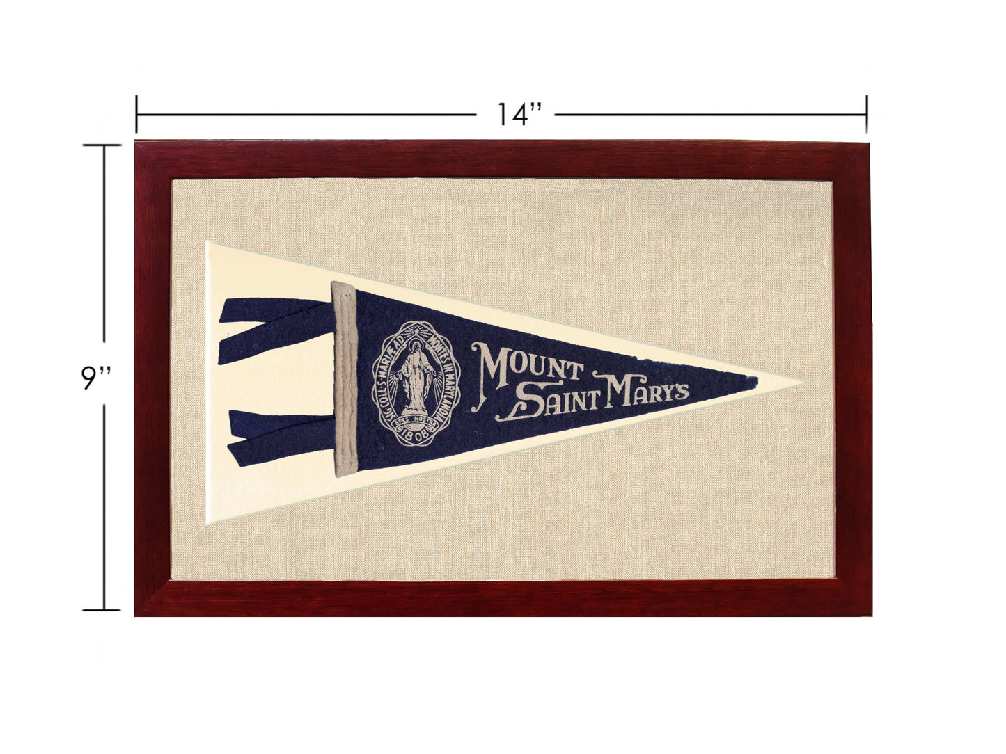 Vintage Mount Saint Mary’s College Pennant