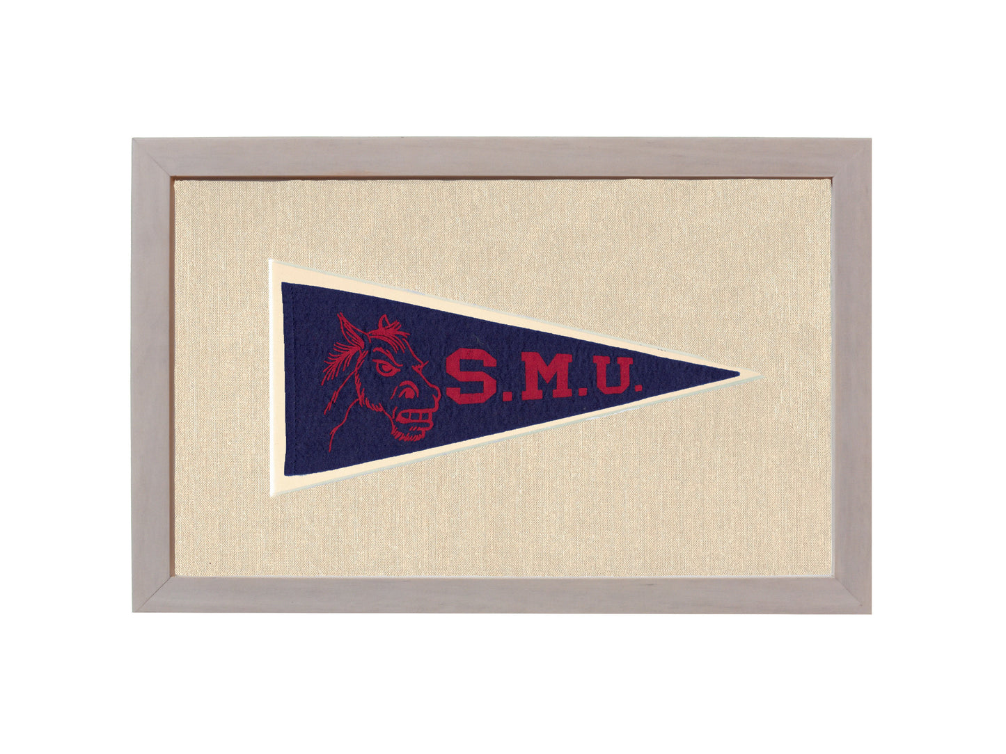 Vintage Southern Methodist University Pennant