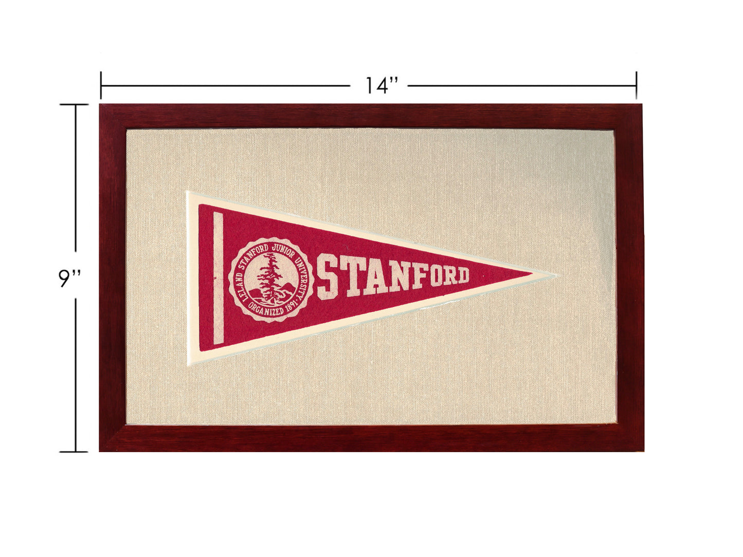 Vintage Stanford University Pennant