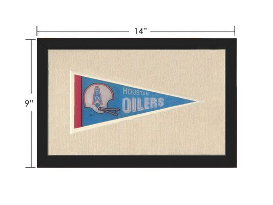 Vintage Houston Oilers Pennant