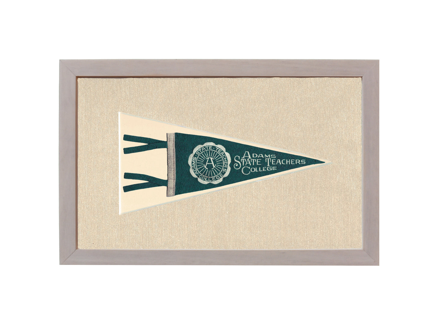 Vintage Adams State Teachers College Pennant