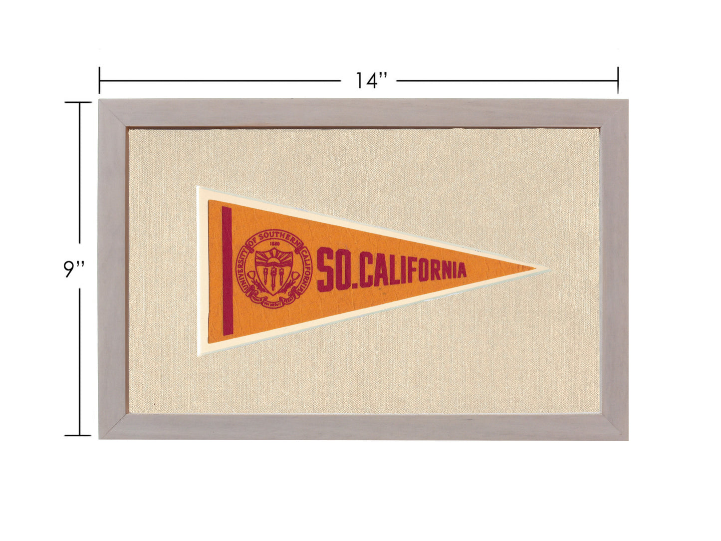 Vintage University of Southern California Pennant
