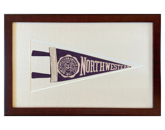 Vintage Northwestern University Pennant
