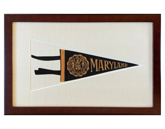Vintage University of Maryland Pennant