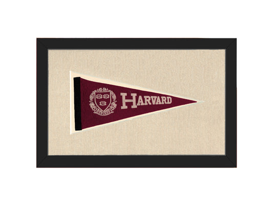 Vintage Harvard Pennant