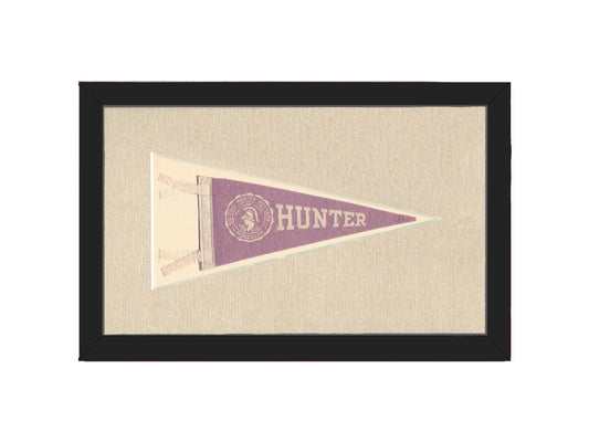 Vintage Hunter College Pennant