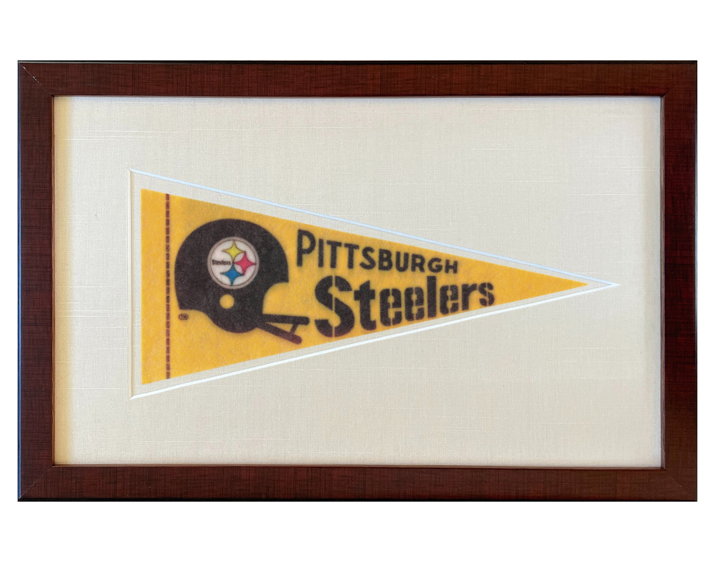 Vintage Pittsburgh Steelers NFL Pennant circa 1970s