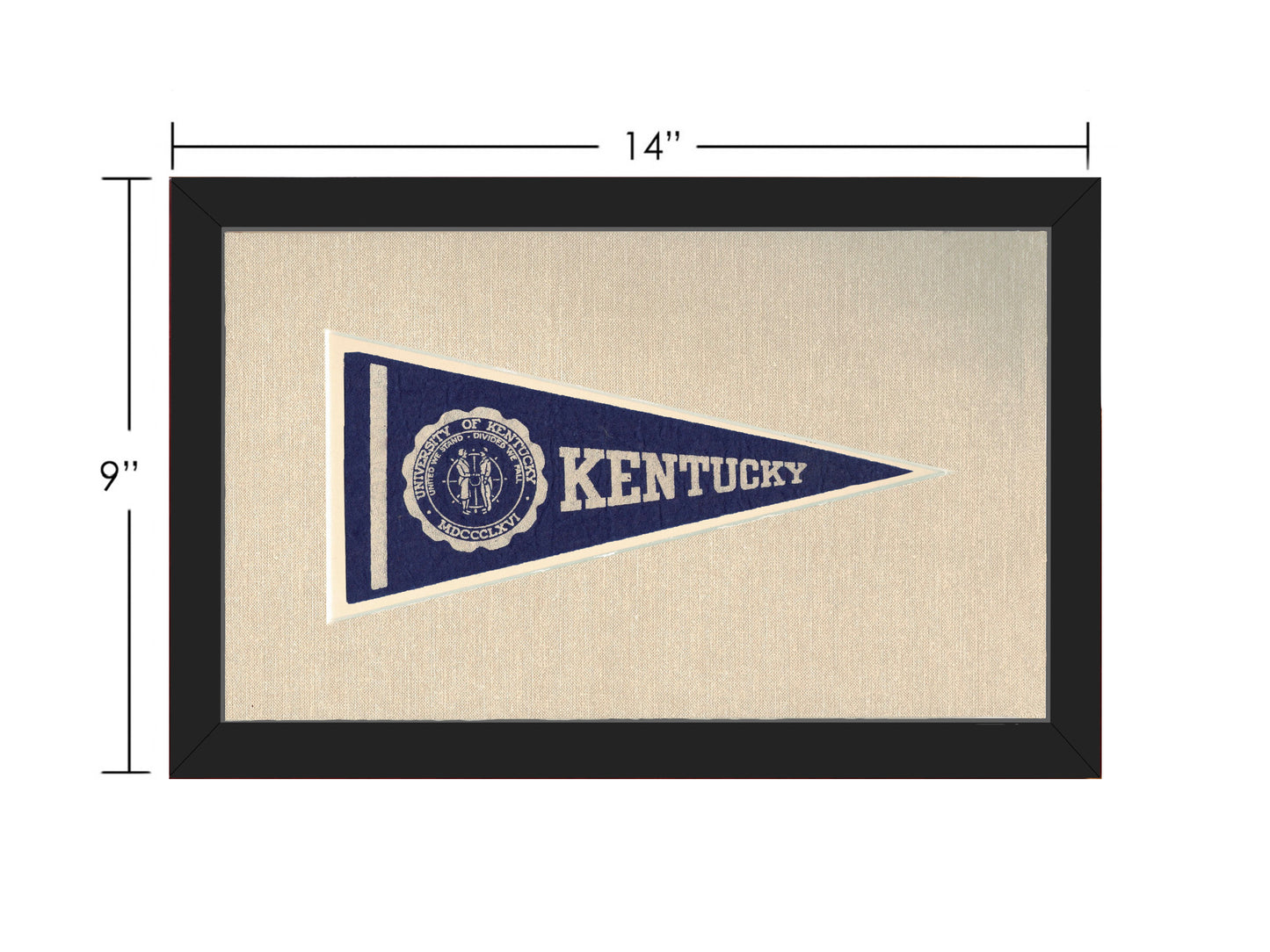 Vintage University of Kentucky Pennant