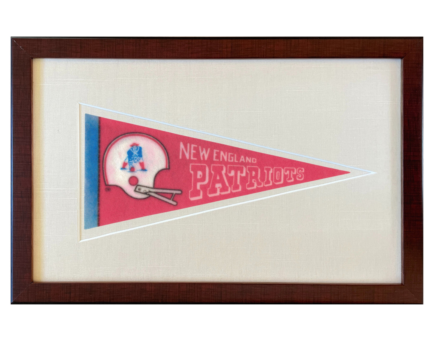 Vintage New England Patriots NFL Pennant circa 1970s