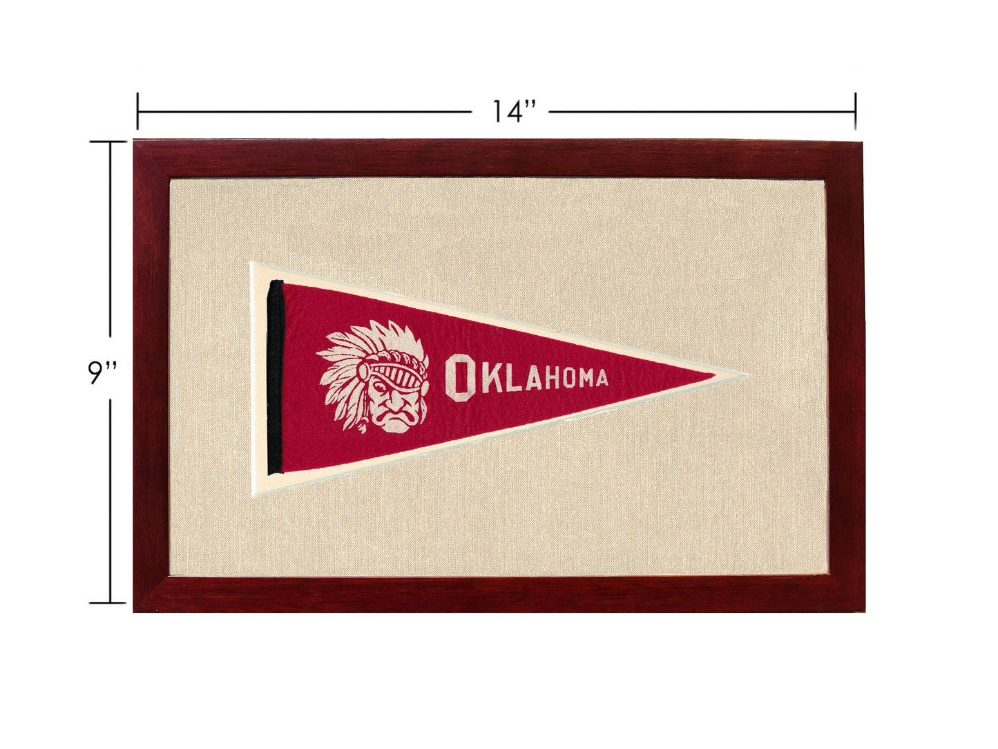 Vintage Oklahoma Pennant