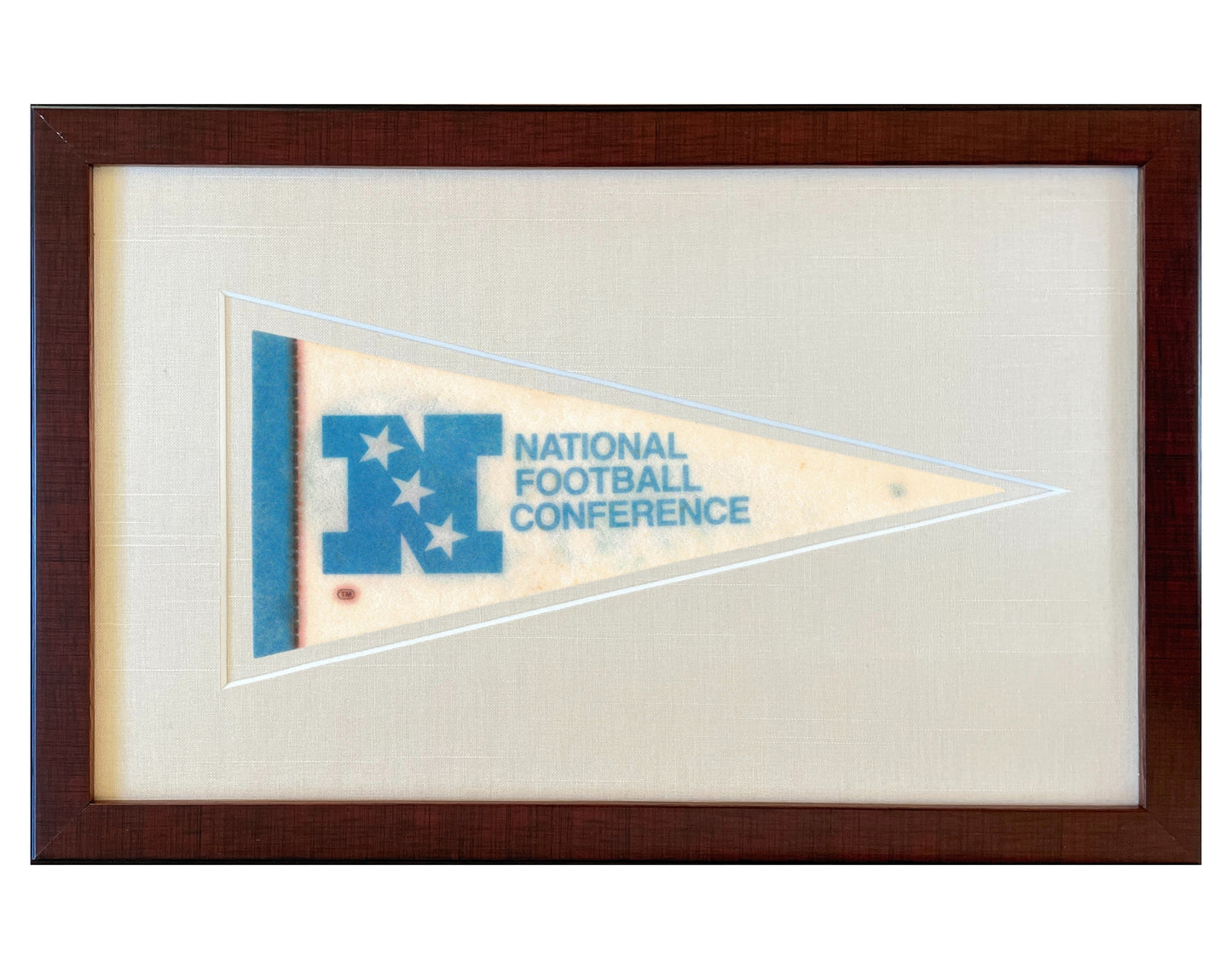 Vintage National Football Conference NFL Pennant circa 1970s