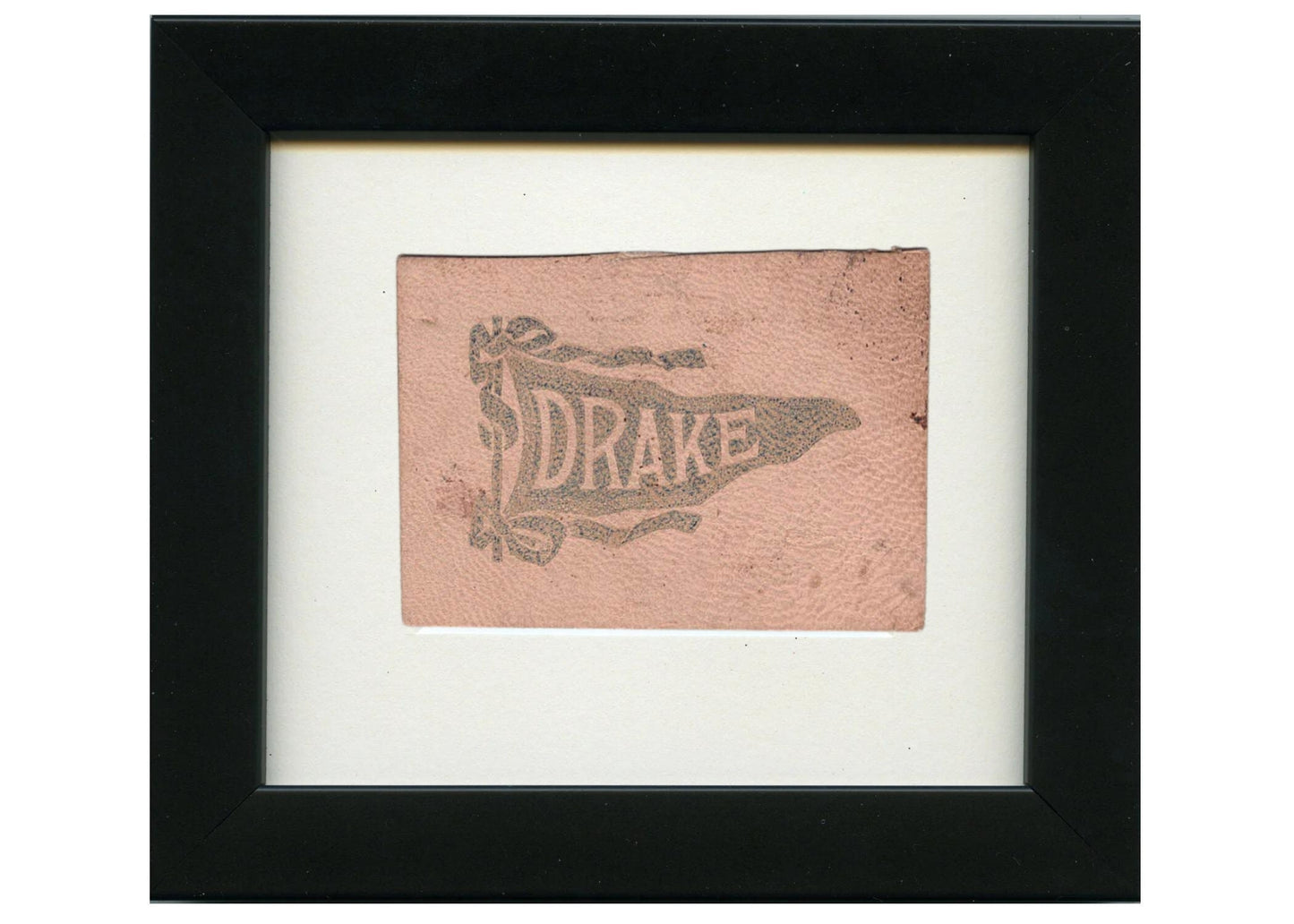 Vintage Drake University Tobacco Leather circa 1910