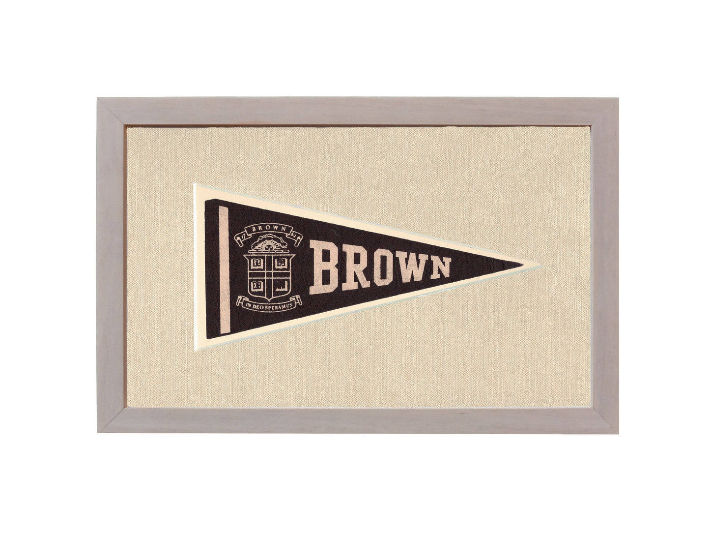 Vintage Brown Pennant