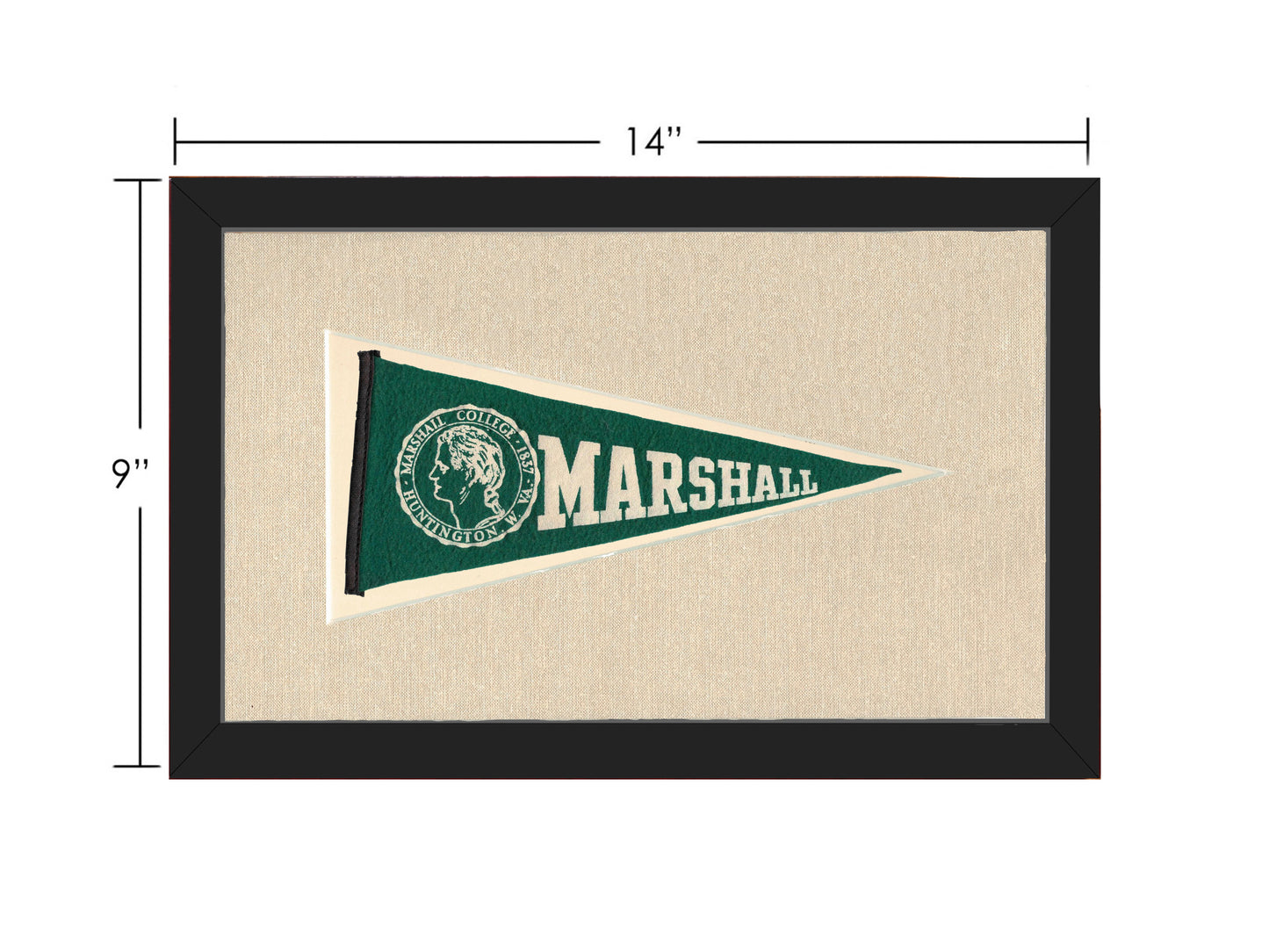 Vintage Marshall College Pennant