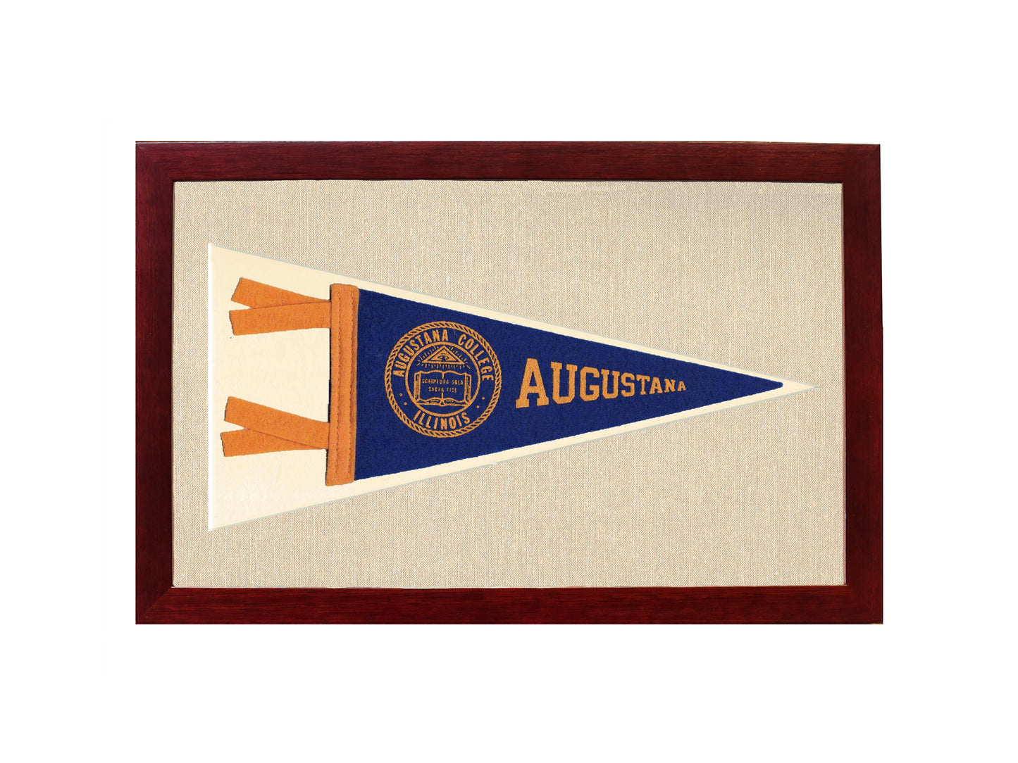 Vintage Augustana College Pennant