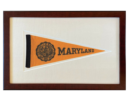 Vintage University of Maryland Pennant