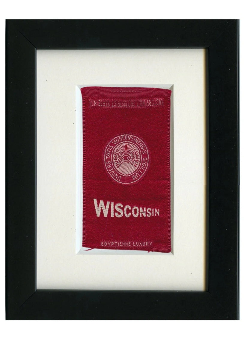 Vintage University of Wisconsin Tobacco Silk circa 1910