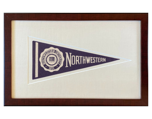Vintage Northwestern University Pennant