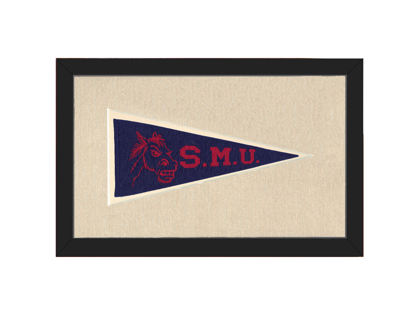 Vintage Southern Methodist University Pennant