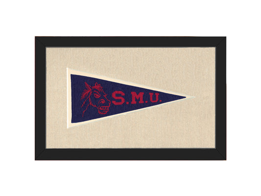 Vintage Southern Methodist University Pennant