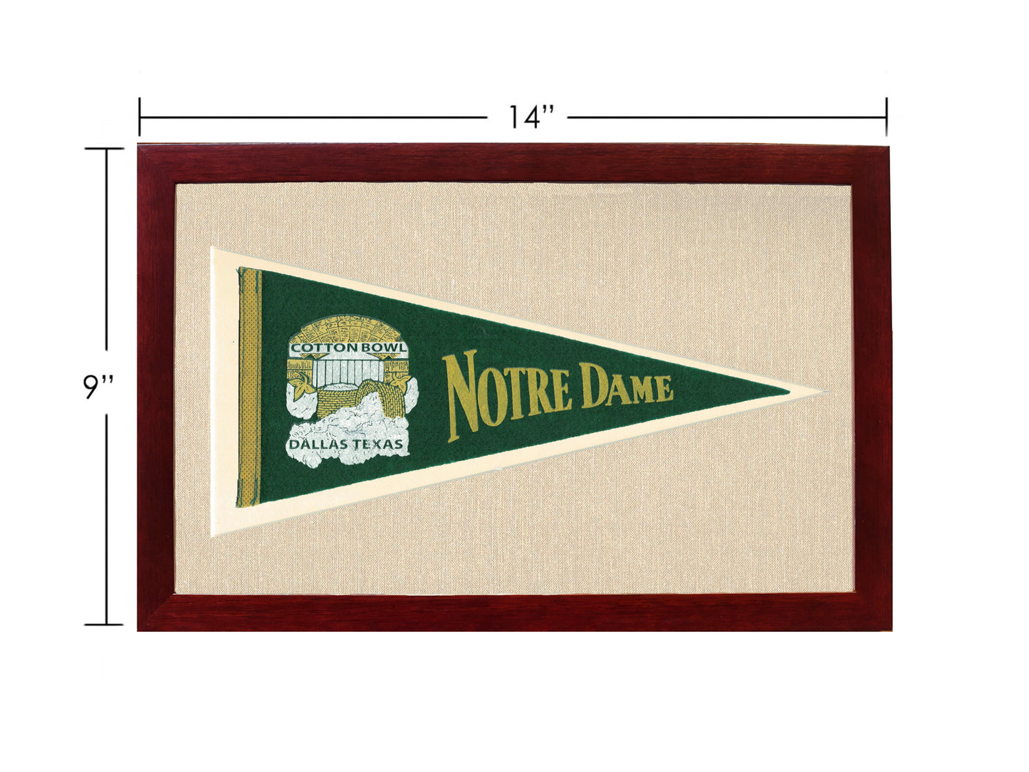 Vintage Notre Dame  Pennant