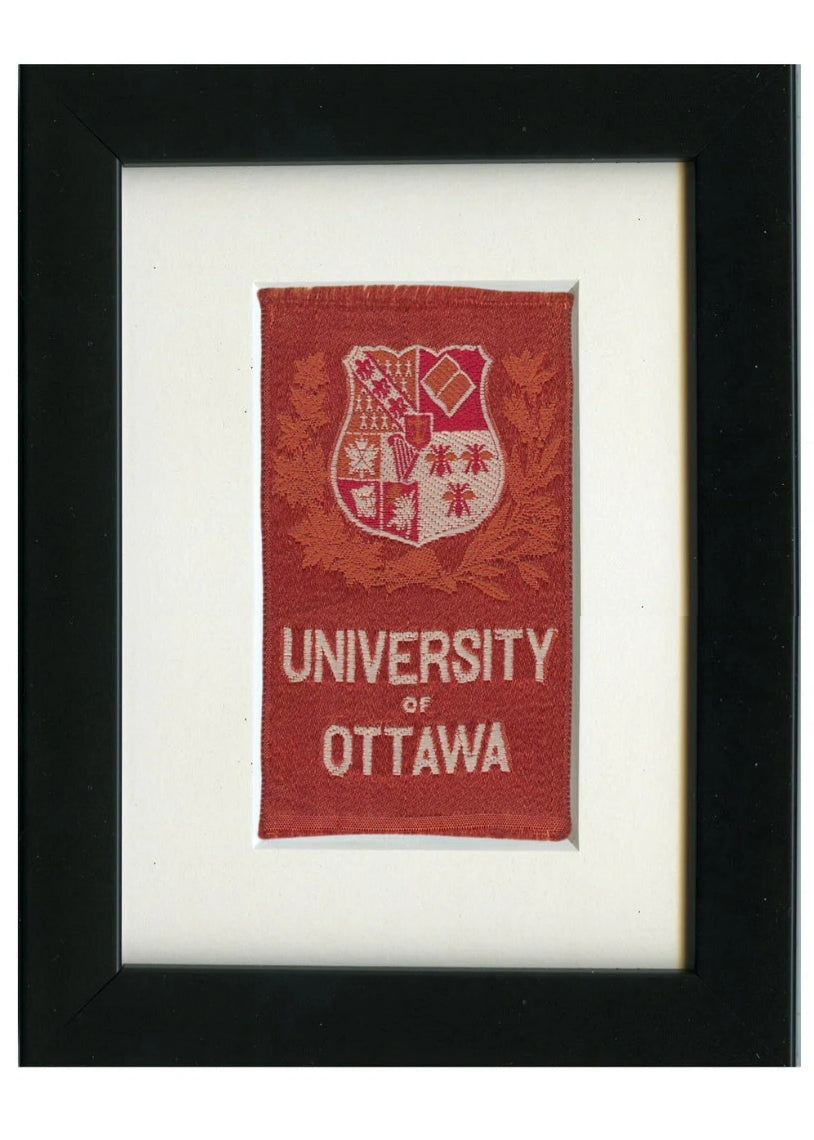 Vintage University of Ottawa Tobacco Silk circa 1910