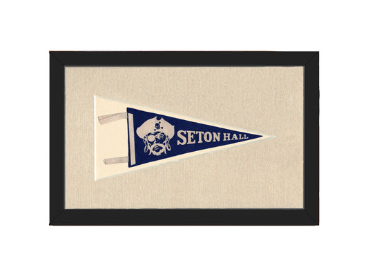 Vintage Seton Hall University Pennant